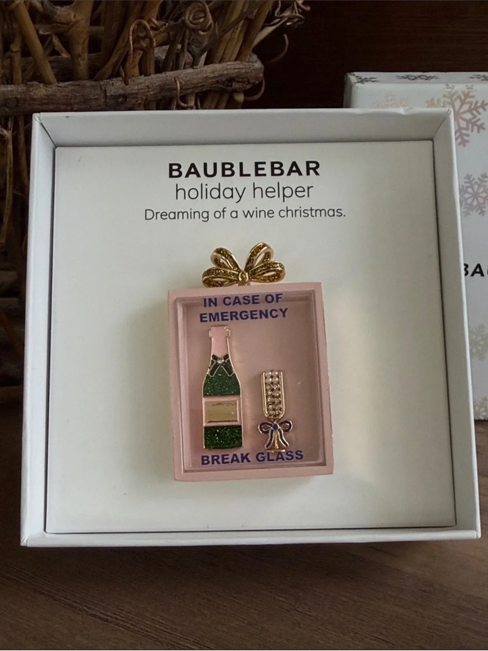 BaubleBar cute champagne